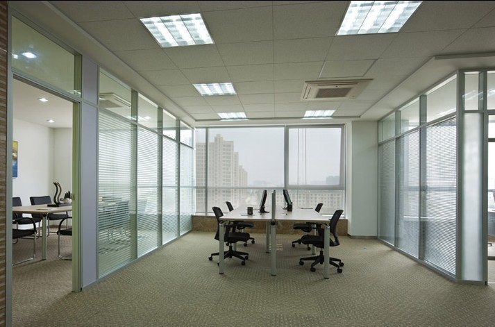 雙層玻璃夾百葉隔斷系列