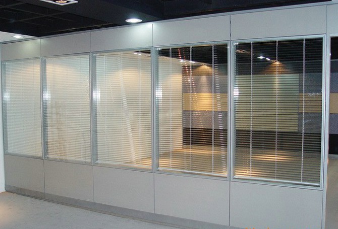 雙層玻璃夾百葉隔斷系列