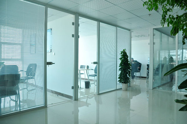雙層玻璃夾百葉隔斷系列