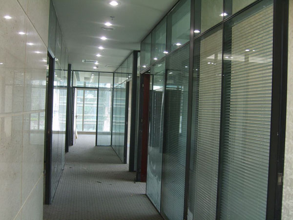 雙層玻璃夾百葉隔斷系列